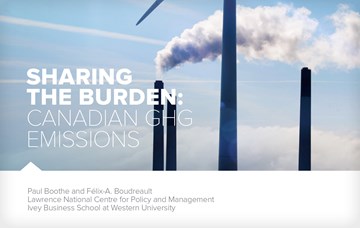Sharing the burden: Canadian GHG emissions