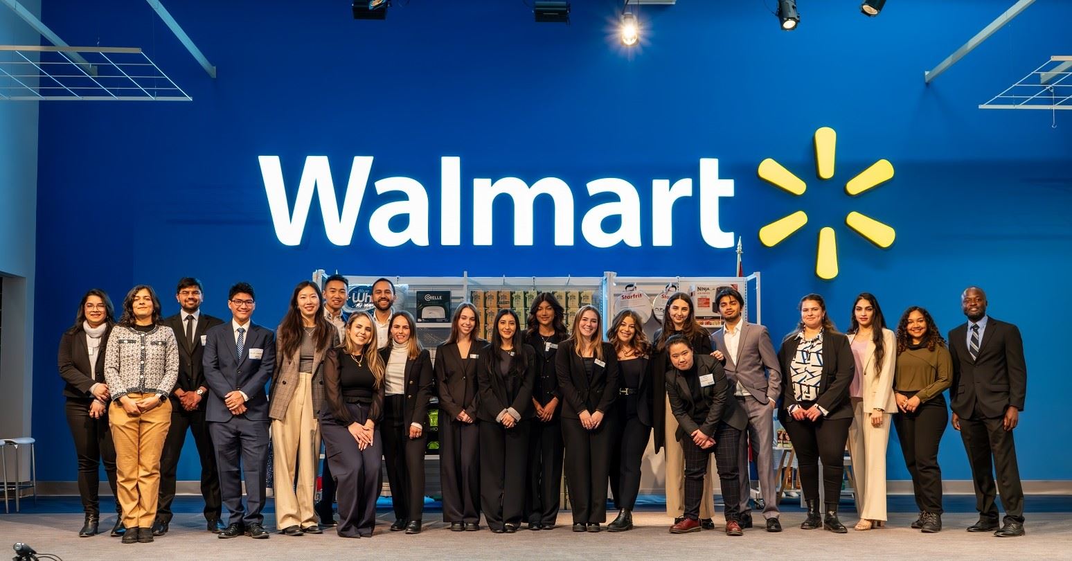 Systems Innovation Challenge winning teams at Walmart Canada's headquarters