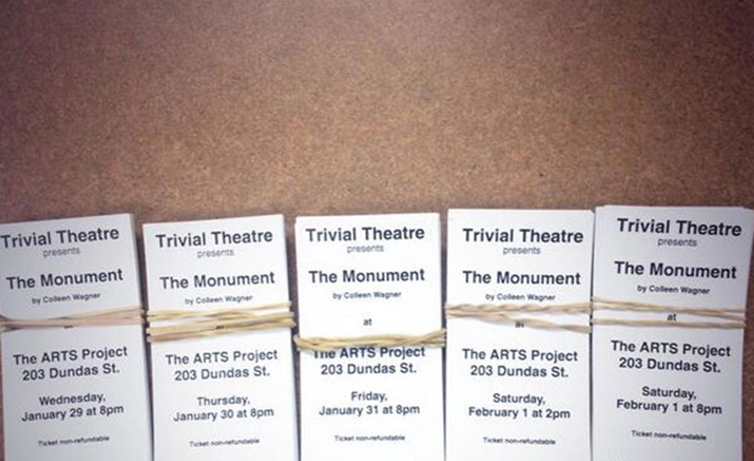 Tickets -Trivial Theatre