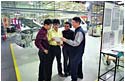 Ivey Students on the floor at Cami Automotive Inc., Ingersoll