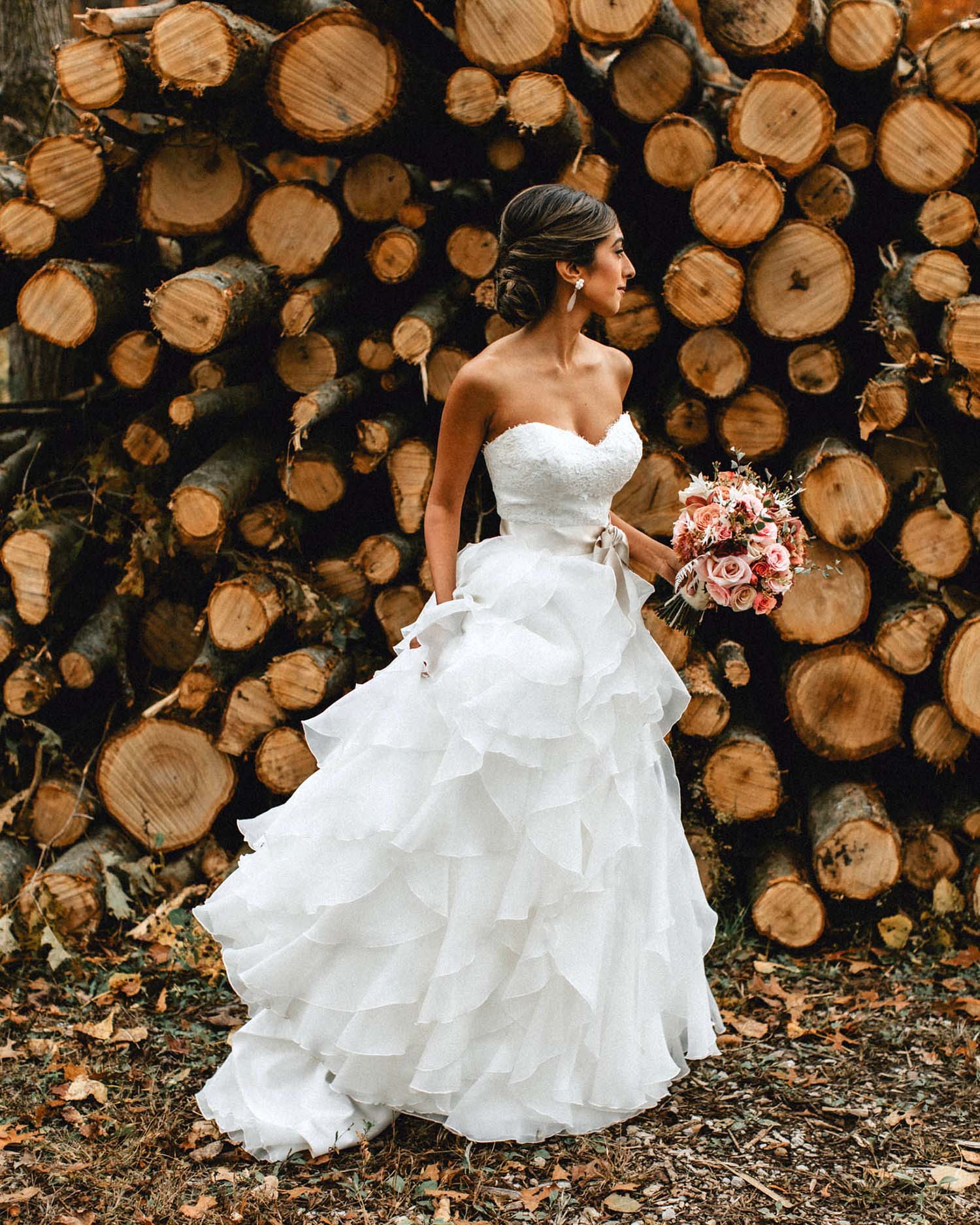 Priyanka Taneja in wedding dress photo