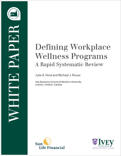 Defining Workplace Wellness Programs A Rapid Systematic Review