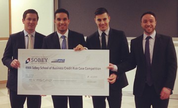 MBA team wins RMA Sobey Credit Risk Case Competition
