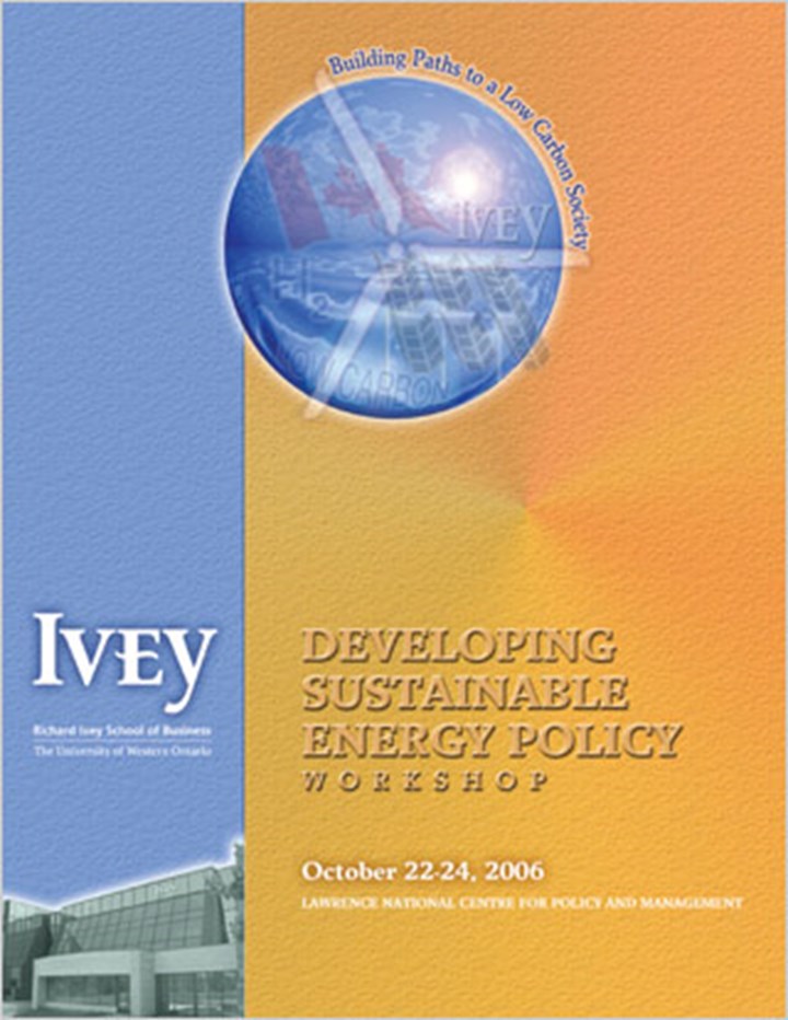 Developing Sustainable Energy Policy