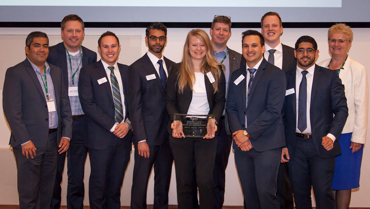 MBA case competition winners