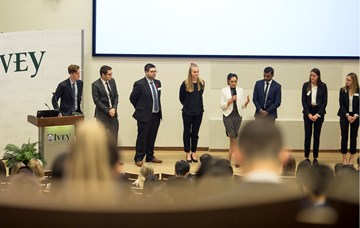 HBA students apply class knowledge to real-world cases
