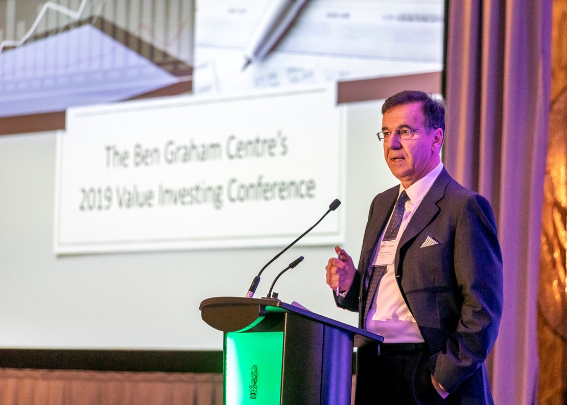 George Athanassakos speaking at the Ben Graham Centre’s 2019 Value Investing Conference