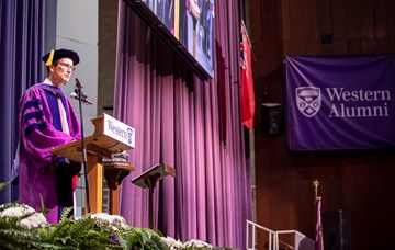 Lang to graduates: You have the power to change the world