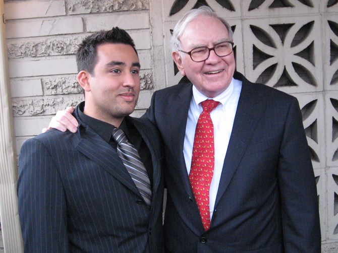Bobby Barkhodaei and Warren Buffett