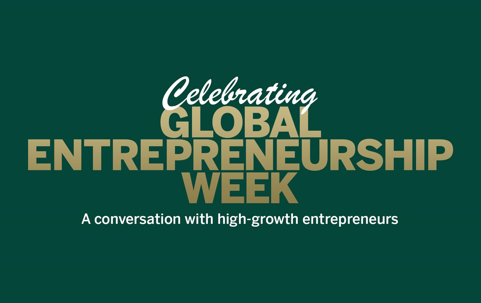 Entrepreneurship Week Event Page Banner