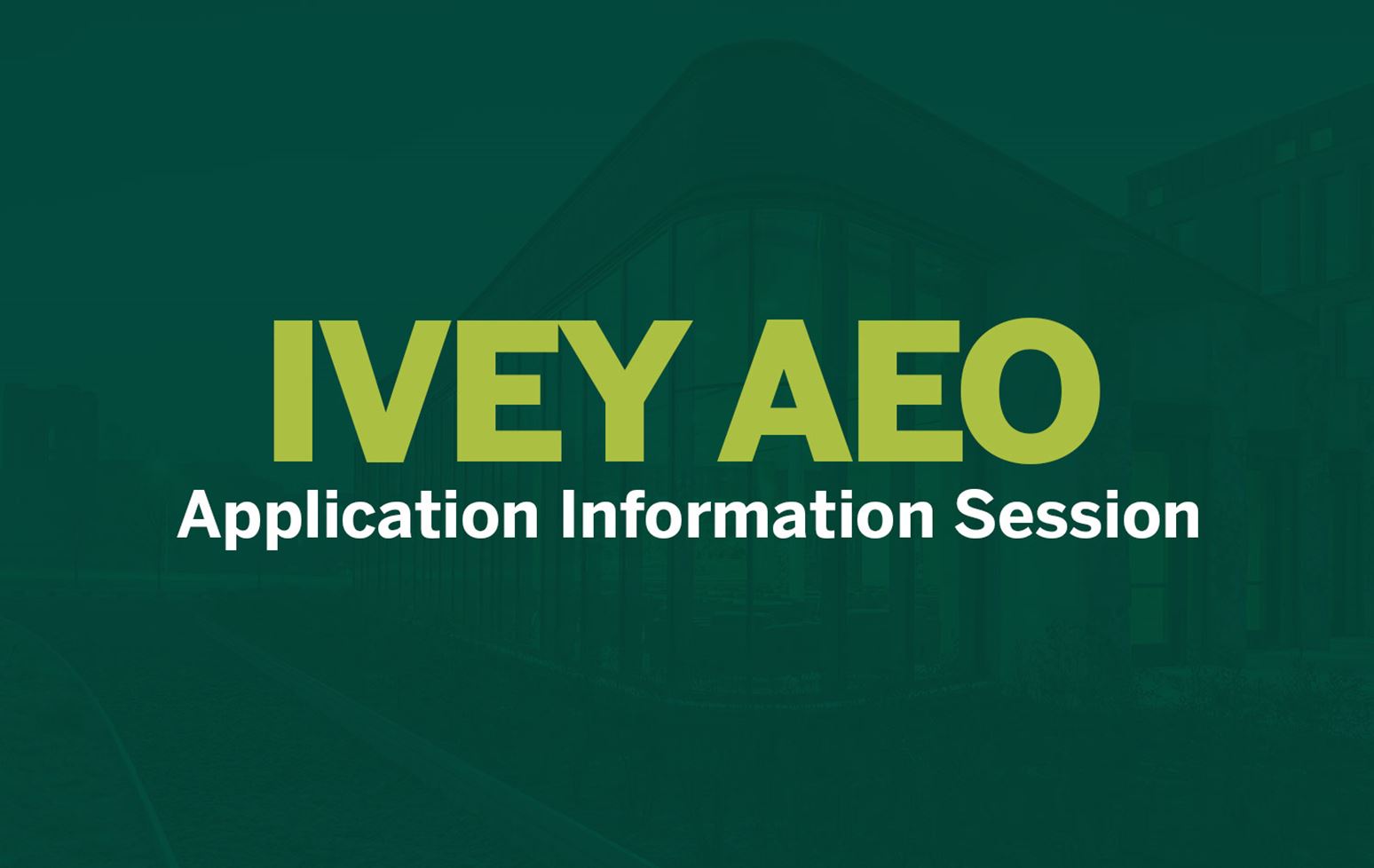 AEO Information Session
