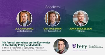 Ivey workshop discusses the future of electricity megaprojects