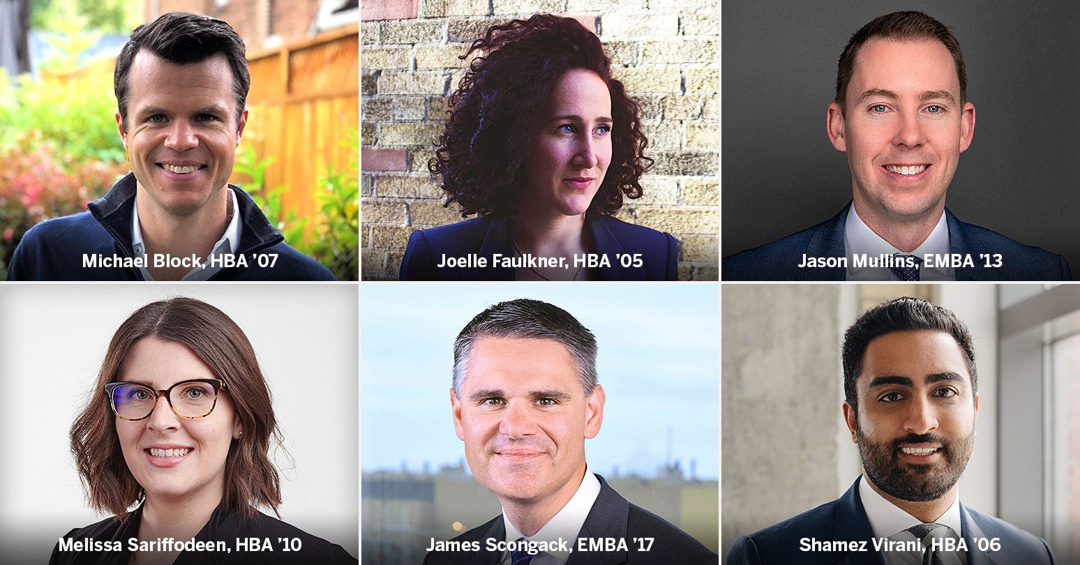 Ivey alumni named to Canada's Top 40 Under 40® 