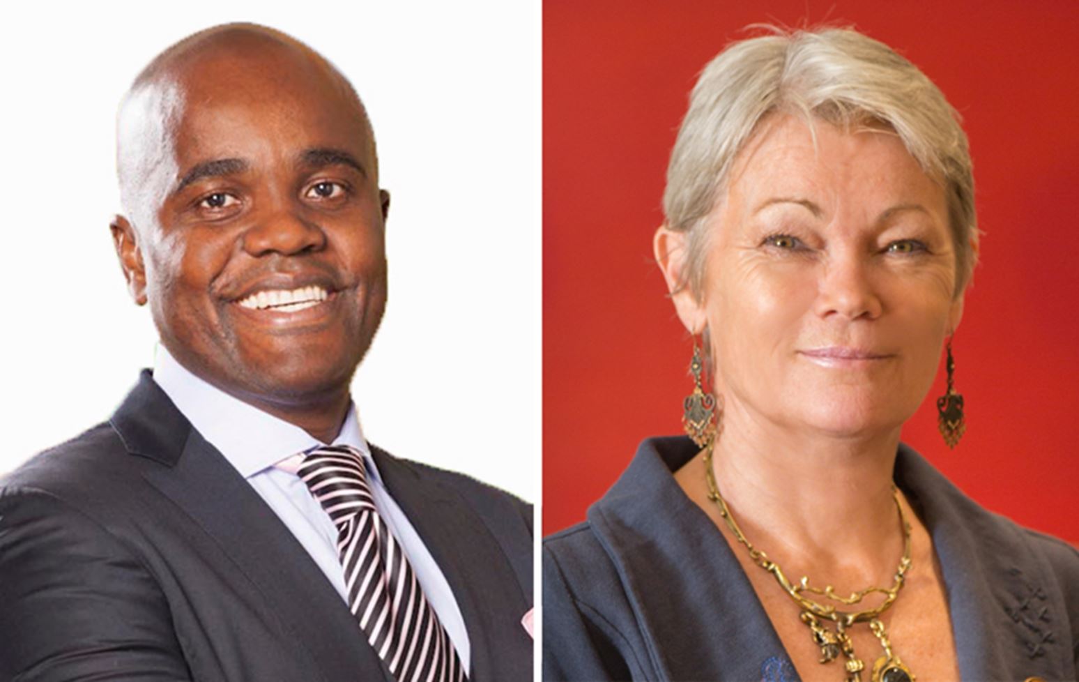 Conference keynote speakers: Wes Hall and Tracy Edwards MBE