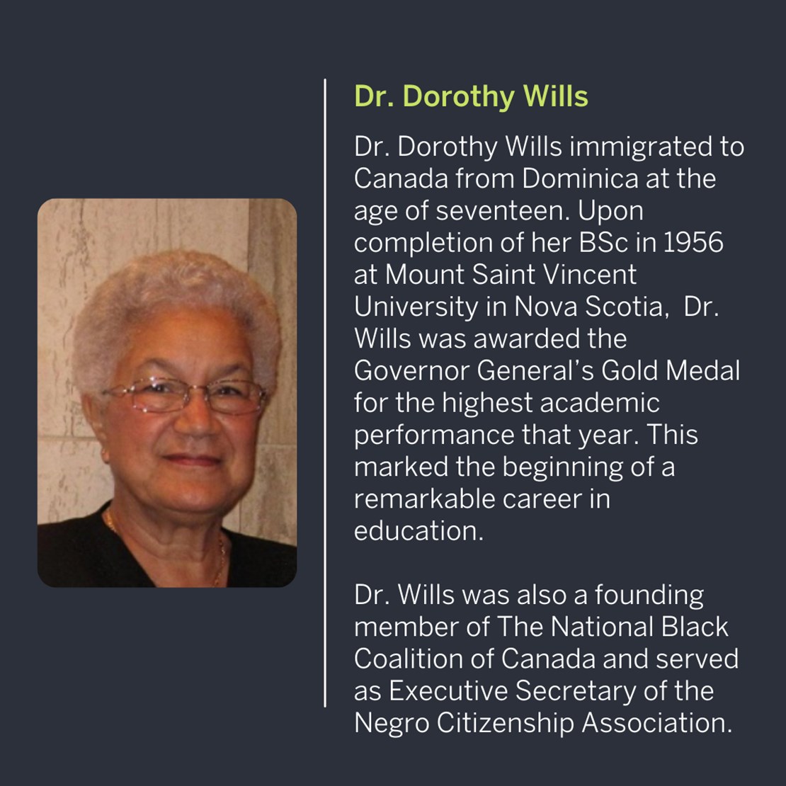 Dr. Dorothy Wills