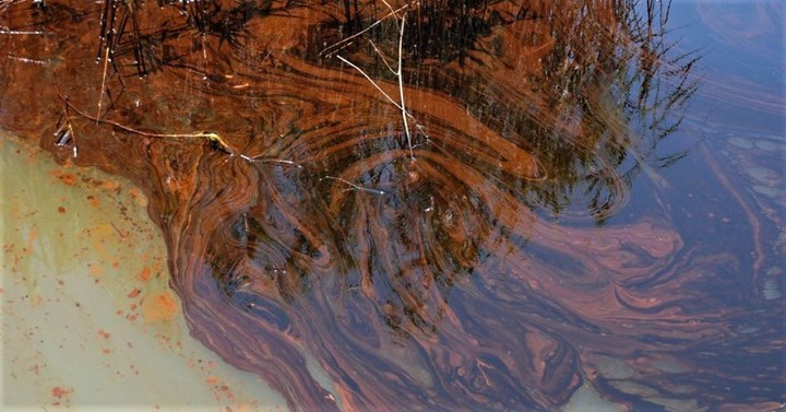 Oil Spill River