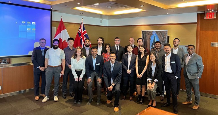 MBA Capstone projects presented to Infrastructure Ontario
