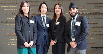 Western students win case competition for tackling non-profit's strategy