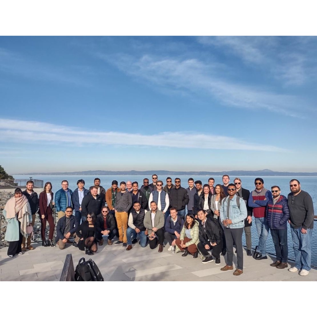 Group photo of the MBA students on the Silicon Valley Study Trip