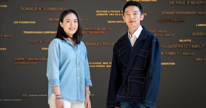ROMBA Fellows L-r: Sandy Chang and Kai Dai