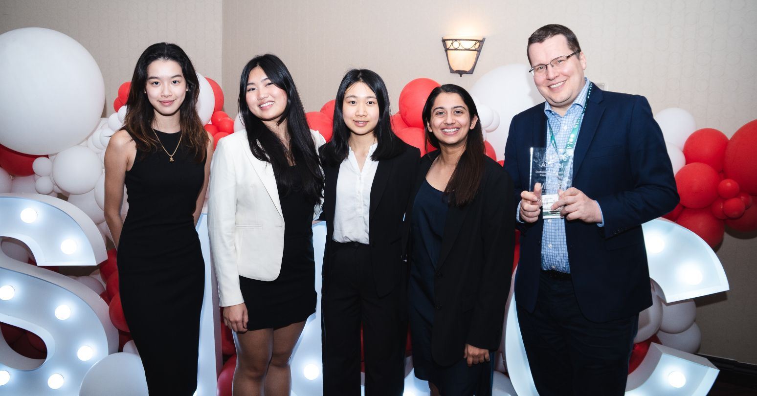 Scotiabank International Case Competition winning team from the University of Hong Kong