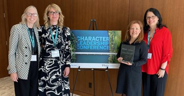 Sonia Côté honoured with Leader Character Practitioner Award