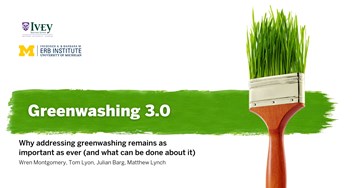 Report points to tangible recommendations aimed at tackling corporate greenwashing