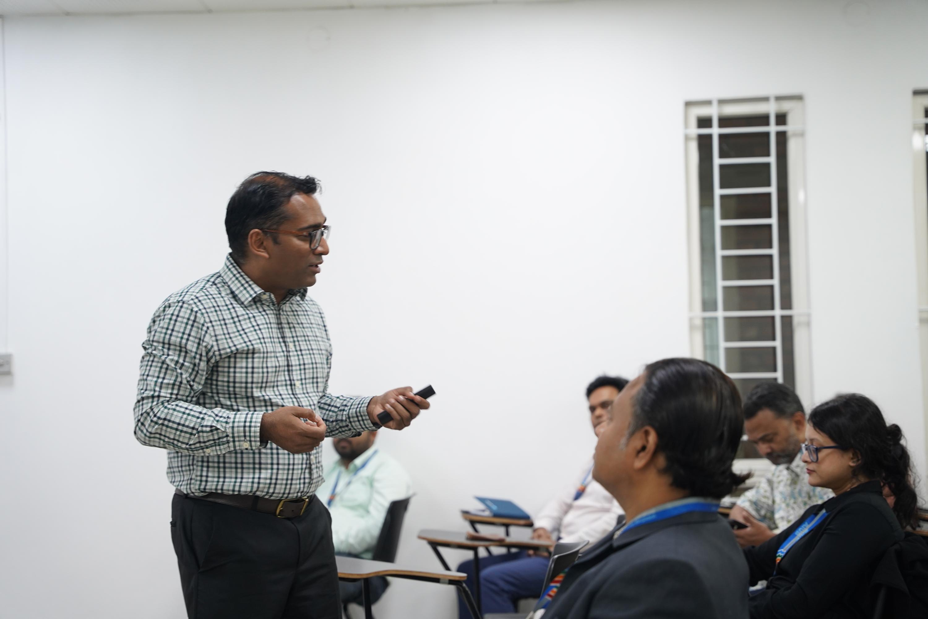 Professor Romel conducting workshop at AIUB