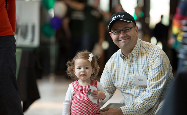 Alum and daughter