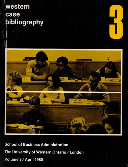 Western Case Bibliography April 1980 cover