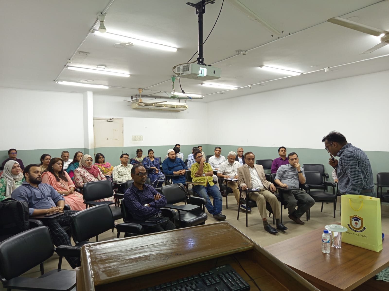 Prof Romel Mostafa at Chittagong University