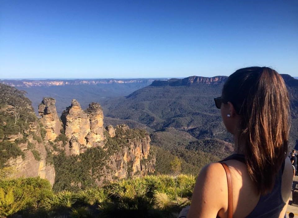 Visiting the “Three Sisters” at the Blue Mountains National Park, Australia