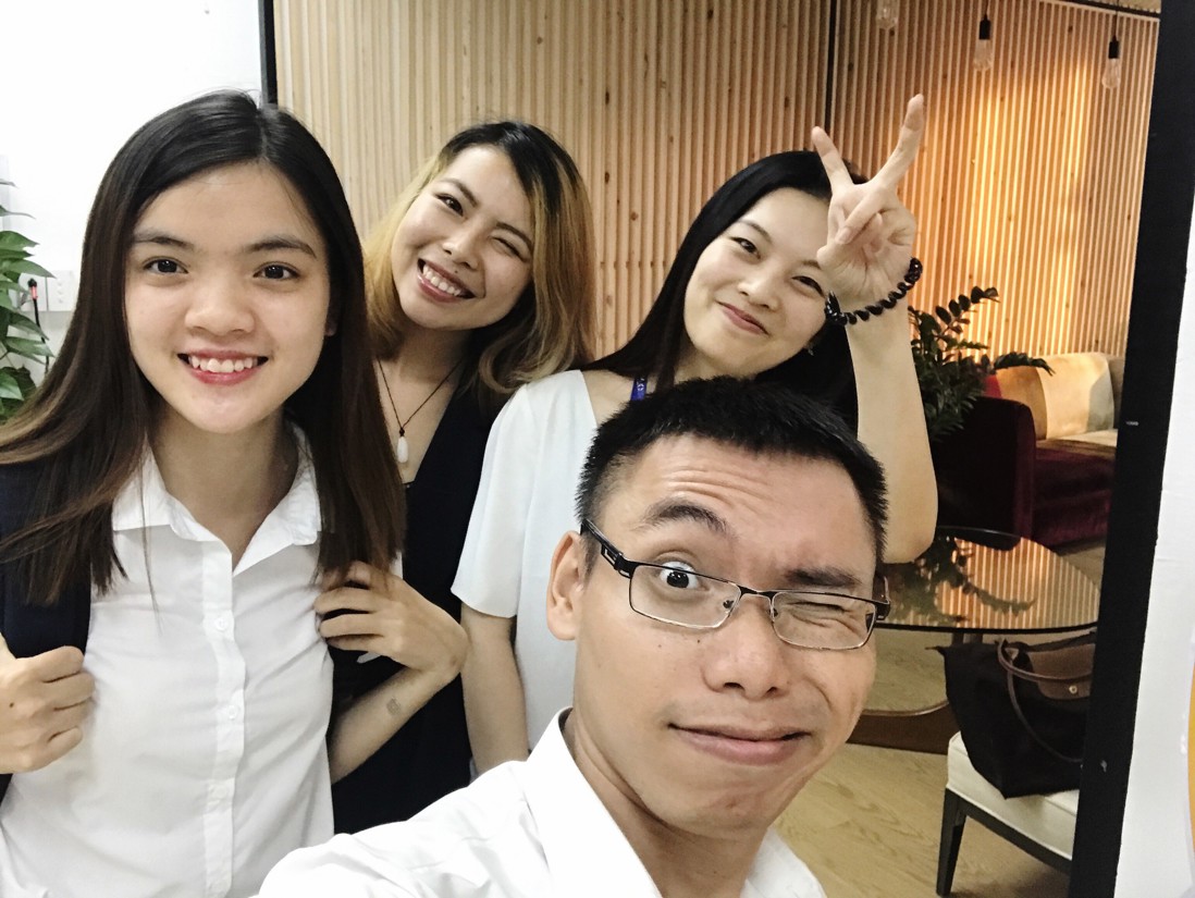 The fundraising team