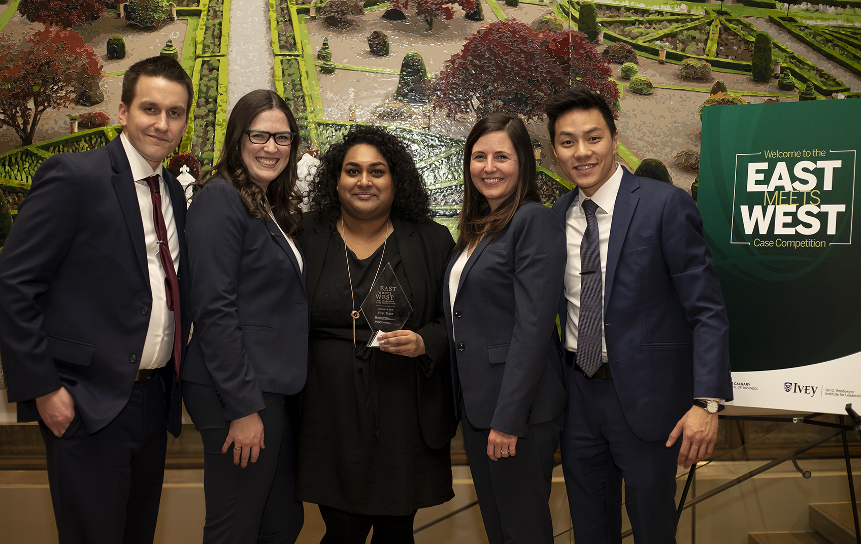 East Meets West winning team