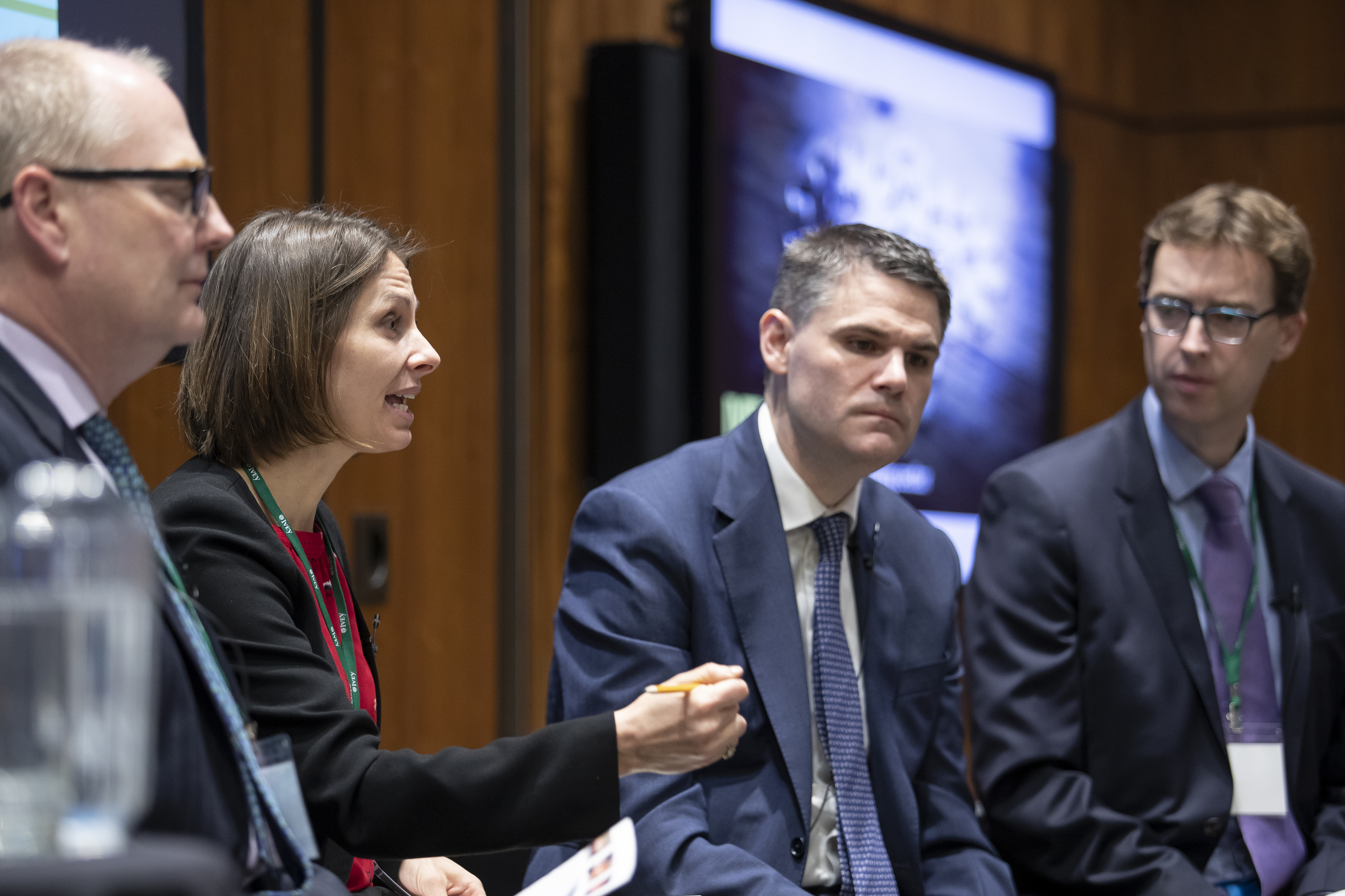 (L-R) Eric Axford, Bonnie Hiltz, James Scongack, and Guy Holburn