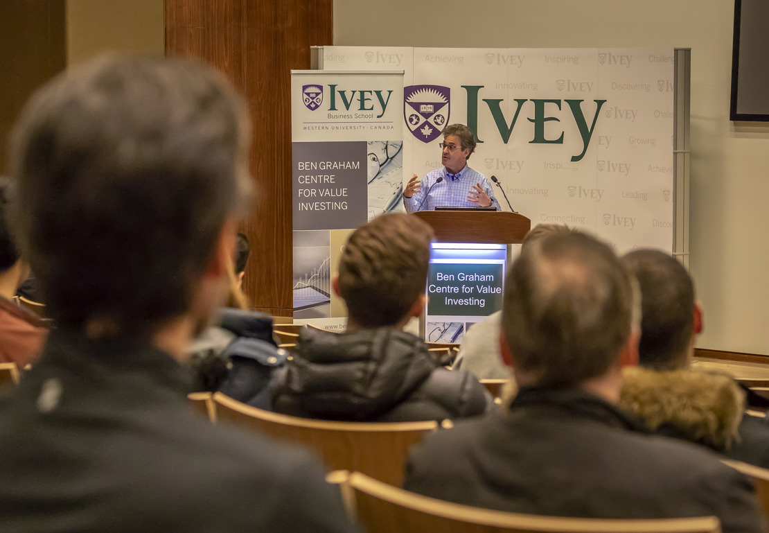 Ivey Value Investing students listening to Mr. Lountzis' presentation-2