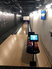 Scotiabank Digital Factory bowling lane