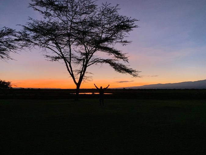 photo of Ol Pejeta during the sunrise