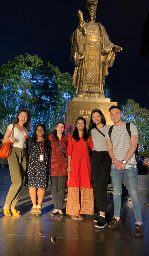 Aishwarya Soupramanien and some students
