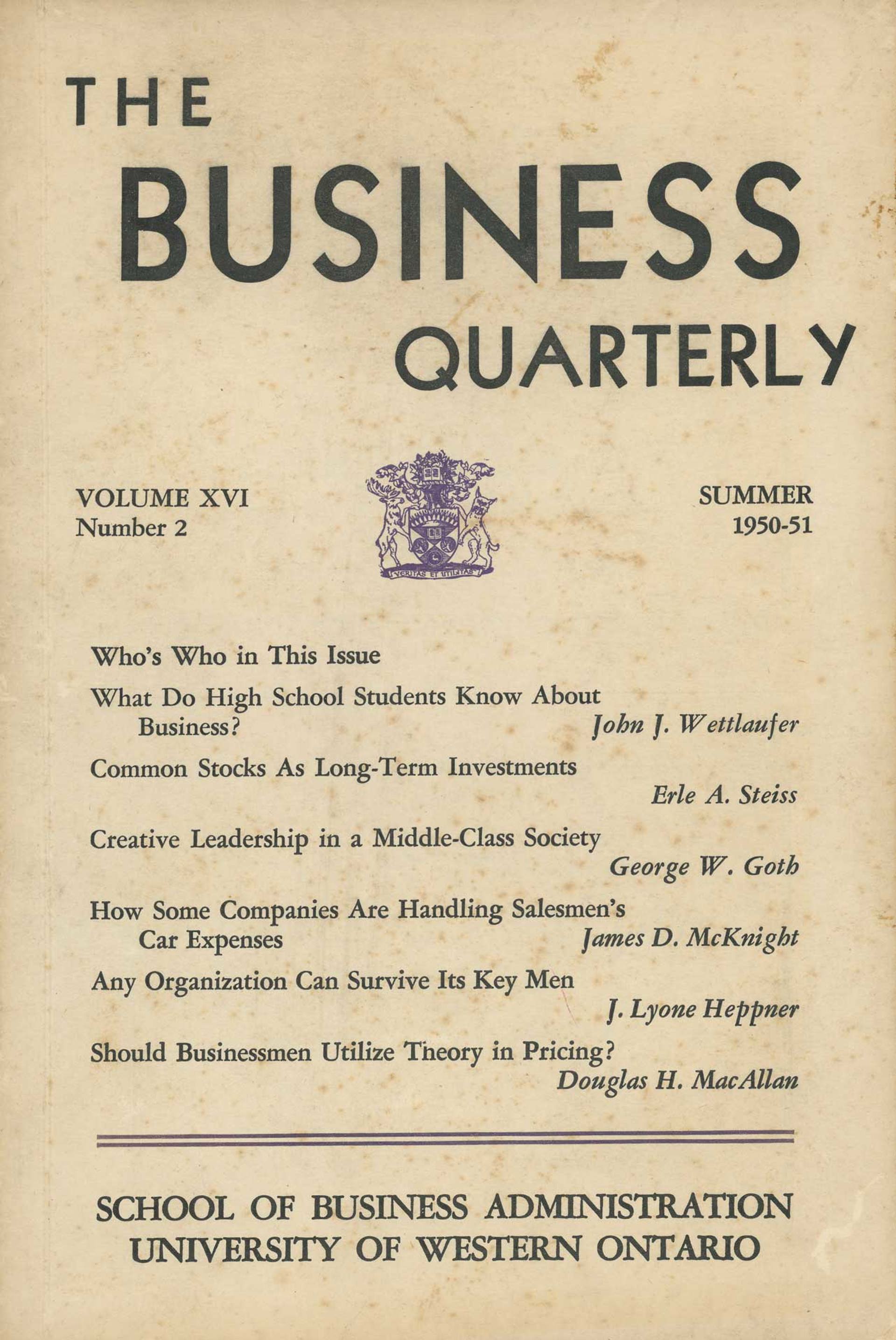 The Business Quarterly