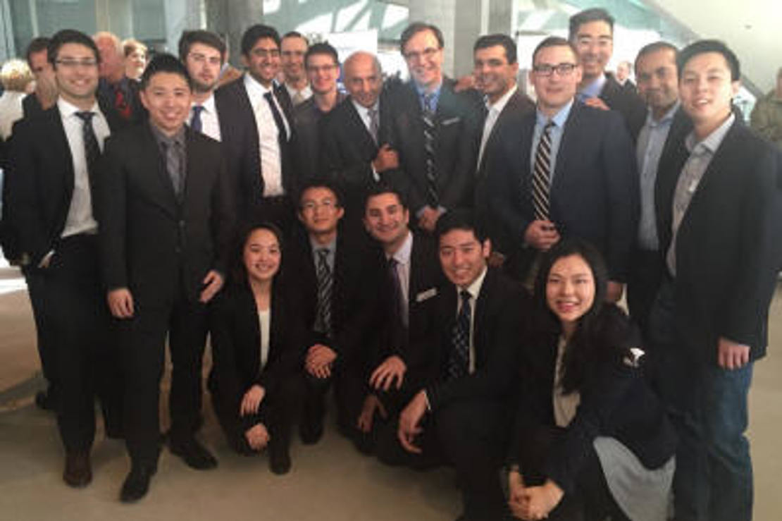 Dr. Athanassakos and his Value Investing students with Prem Watsa