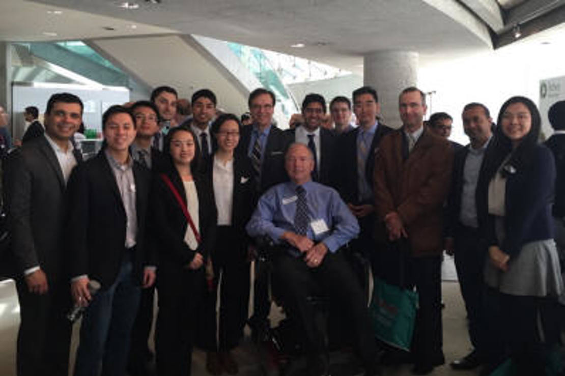 Dr. Athanassakos and his Value Investing students with Frank Martin