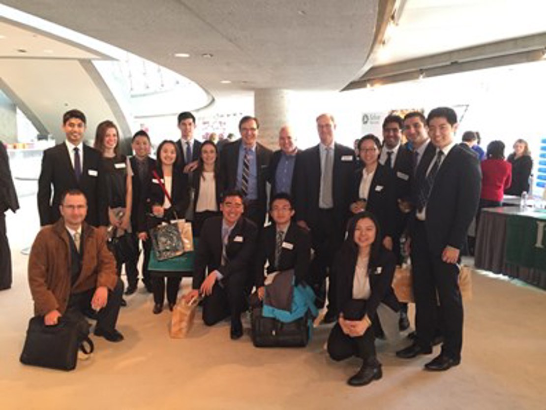 Dr. Athanassakos and his Value Investing students with Tim McElvaine and Jeff Stacey