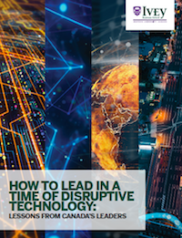 How to Lead in a Time of Disruptive Technology cover