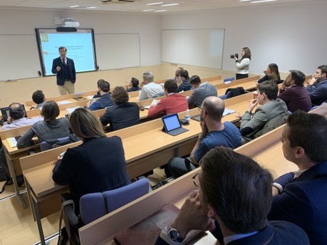 Dr. Athanassakos delivering his value investing lecture