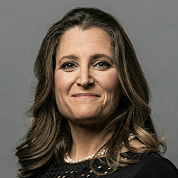 The Honourable Chrystia Freeland