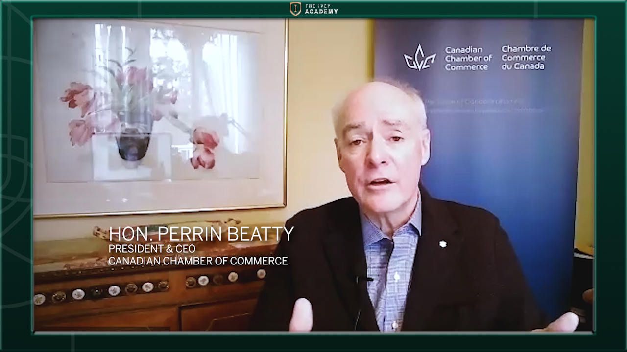 Perrin Beatty on the effects of the crisis for small business