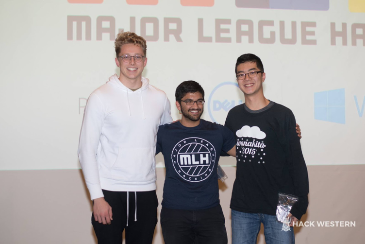 Hack Western students smiling