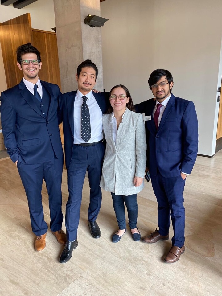 Group of students in business casual dress