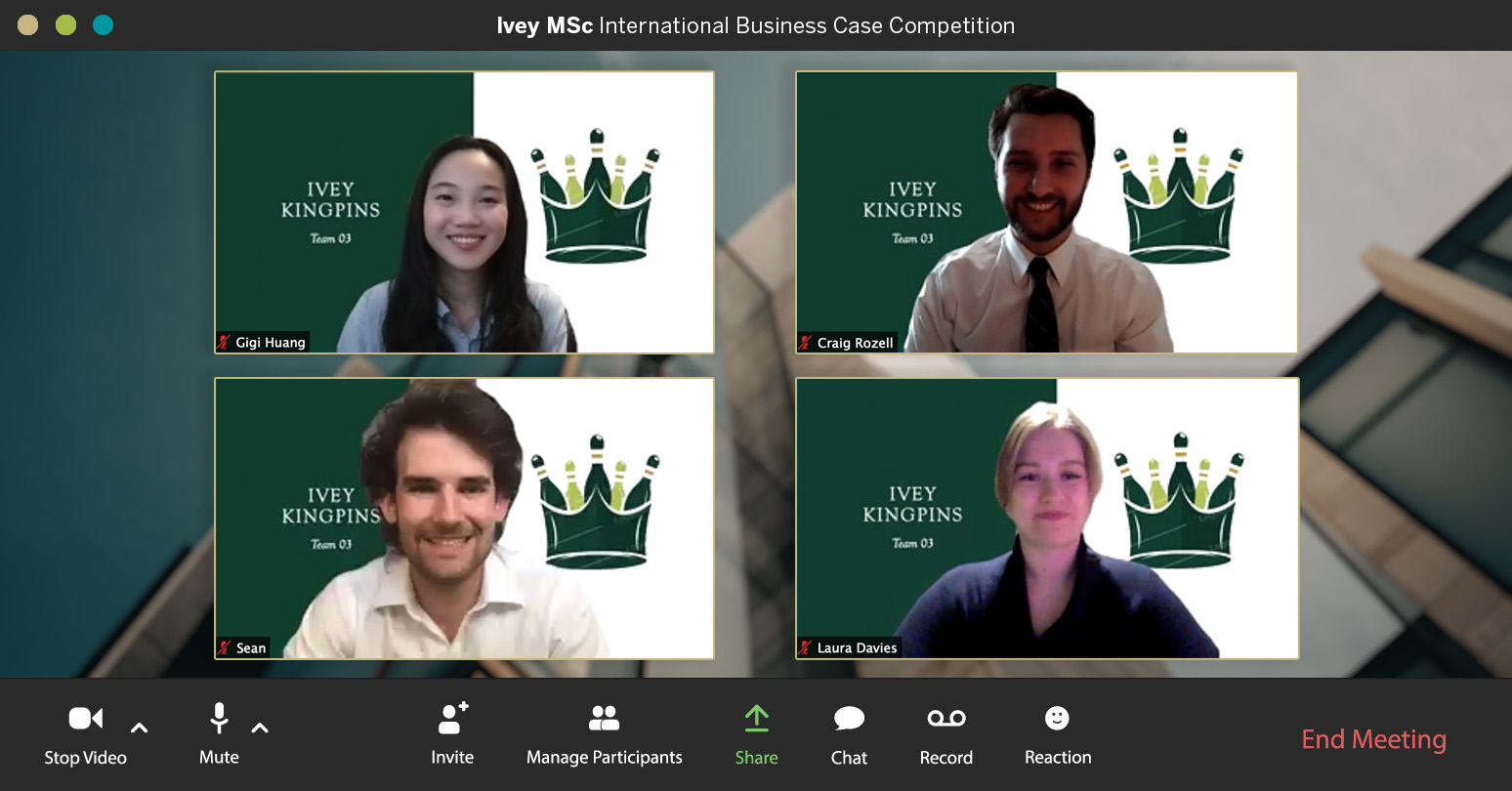 Lessons from the Ivey MSc International Business Case Competition ...